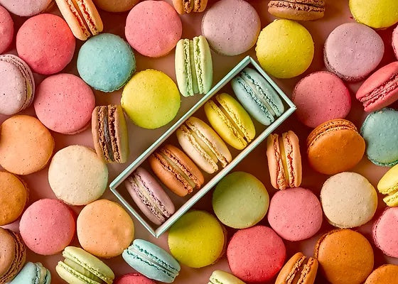 Macarons wax melt candle