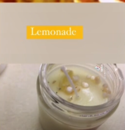 Lemonized candle